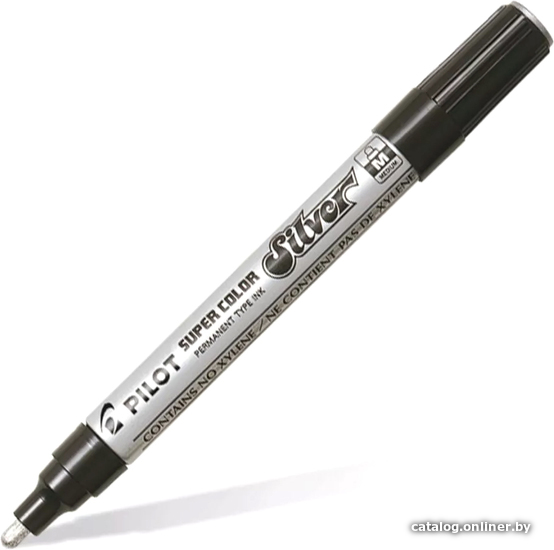 

Маркер перманентный Pilot Super Color SC-S-M (лаковый, серебряный)