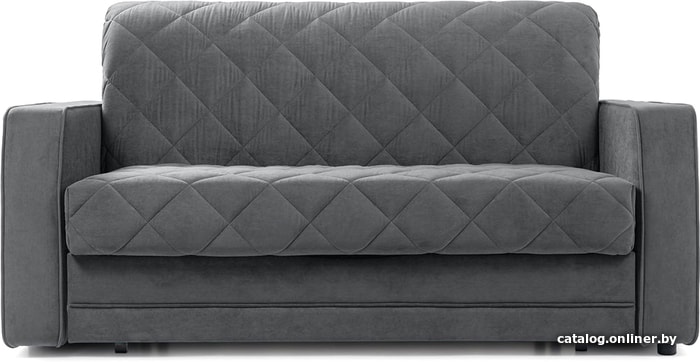 

Диван Divan Фолс 160 Velvet Grey (велюр ultra grey, серый)