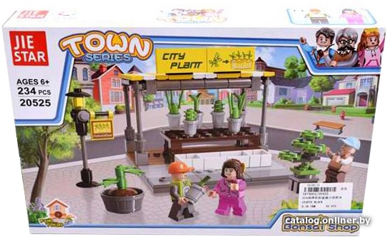 

Конструктор JIE-STAR Town 20525 Byron's Bonsai Shop