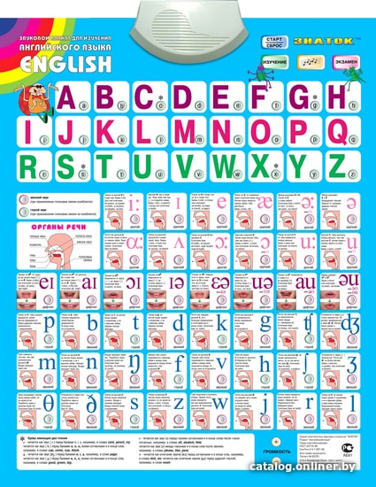 

Интерактивная игрушка Знаток English 70110