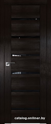 

Межкомнатная дверь ProfilDoors 57X 80x200 (венге мелинга/стекло черный триплекс)