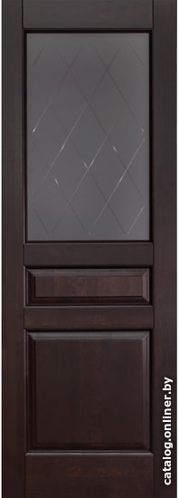 

Межкомнатная дверь Юркас Валенсия м. ДО 60x200 (венге, стекло матовое с фрезеровкой)