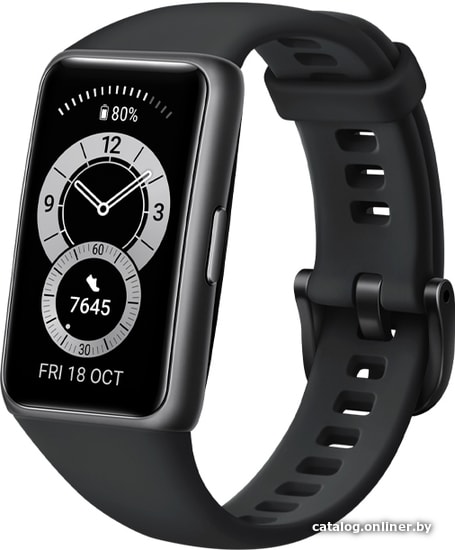 

Фитнес-браслет Huawei Band 6 Pro (графитовый черный, китайская версия)