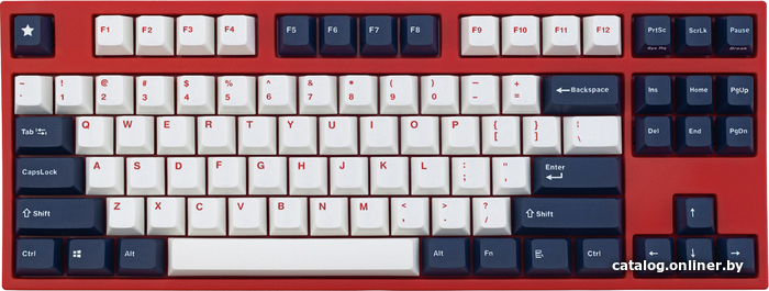 

Клавиатура Leopold FC750R BT White Blue Star (Cherry MX Silent Red, нет кириллицы)