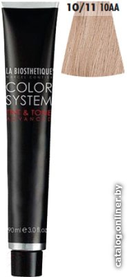

Крем-краска для волос La Biosthetique Color System Tint & Tone 10/11 супер светлый блонд пепельный инт
