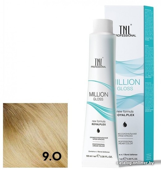 

Крем-краска для волос TNL Professional Million Gloss 9.0 100 мл