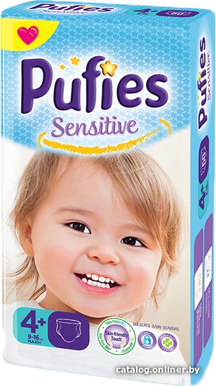 

Подгузники Pufies Sensitive Maxi 4+ (56 шт)