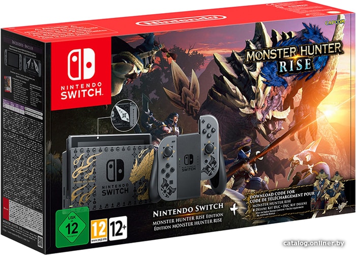 

Игровая приставка Nintendo Switch Monster Hunter Rise Edition
