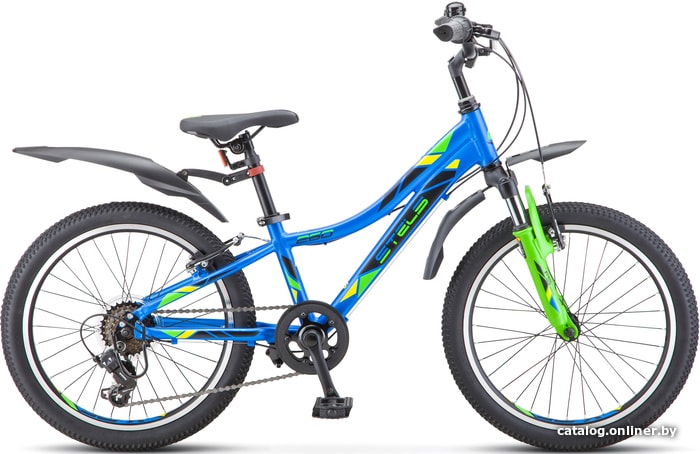 

Детский велосипед Stels Pilot 260 Gent 20 V010 2021 (синий/зеленый)