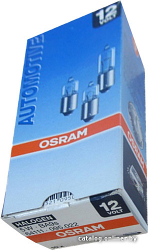 

Галогенная лампа Osram BA9s Original Line 1шт [64111]