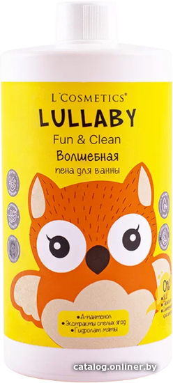 

Пена для ванны детская L'Cosmetics Lullaby Волшебная с экстрактом спелых ягод 750 мл