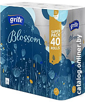 

Туалетная бумага Grite Blossom трехслойная (40 рулонов)