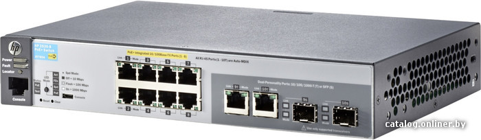 

Управляемый коммутатор 2-го уровня HP 2530-8-PoE+ (J9780A)