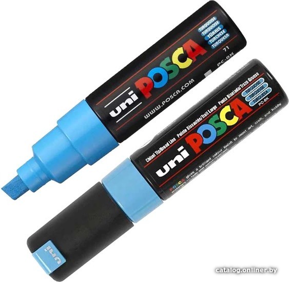 

Маркер художественный UNI Mitsubishi Pencil Posca 8 мм PC-8K TURQUOISE (бирюзовый)