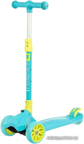 

Трехколесный самокат Bondibon Kids BS0028-120PROB.BBKID.GN20 (бирюзовый)