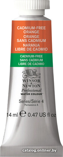 

Акварельные краски Winsor & Newton Professional 105899 (14 мл, оранжевый бескадмиевый)