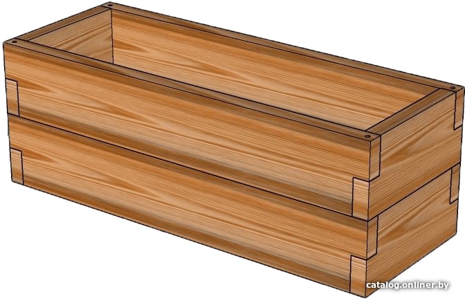 

Кашпо Terra Кашпо из лиственницы 30x100x28