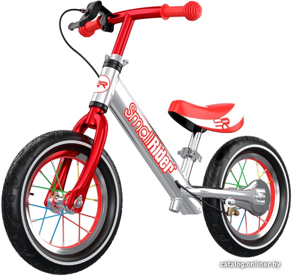 

Беговел Small Rider Foot Racer AIR 3 (серебристый/красный)
