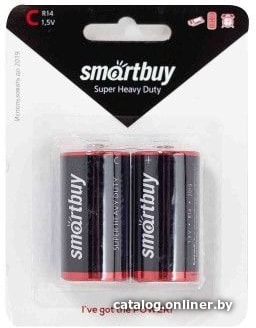 

Батарейка SmartBuy Super Heavy Duty SBBZ-C02B R14/2B C 2 шт.