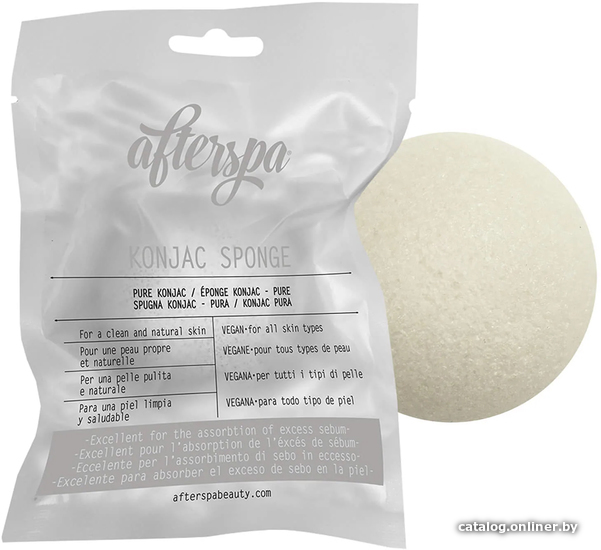 

Губка для лица After Spa Pure Konjac Sponge