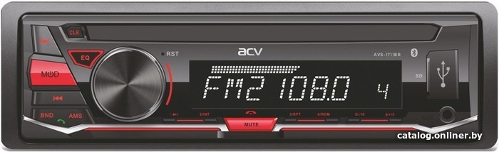 

USB-магнитола ACV AVS-1711BR