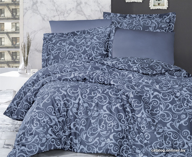

Постельное белье Karven N021 Sweta Indigo (евро)
