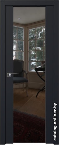 

Межкомнатная дверь ProfilDoors 8U 70x200 (черный матовый/триплекс зеркальный)