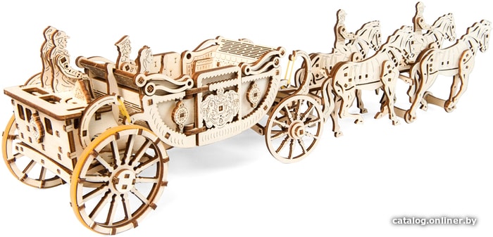 

3Д-пазл Ugears Королевская карета