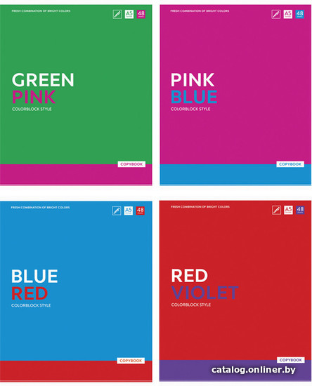 

Общая тетрадь ArtSpace клетка Моноколор. Colorblock Т48к_24308 (48 л)