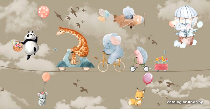 

Фотообои Citydecor Cute&Lovely 2 с защитным покрытием 500x260