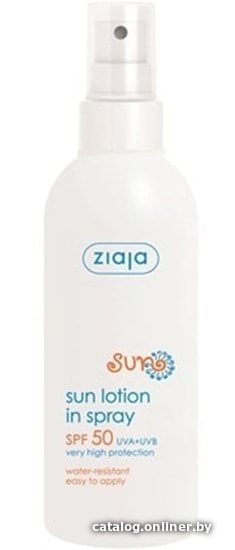 

Средства для загара, автозагар Ziaja Sun lotion in spray 170 мл