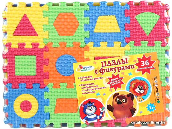 

Коврик-пазл Играем вместе Экран D18587FIG-CRT
