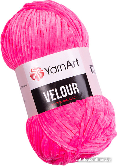 

Пряжа для вязания Yarnart Velour 860 100 г 170 м (ярко-розовый)