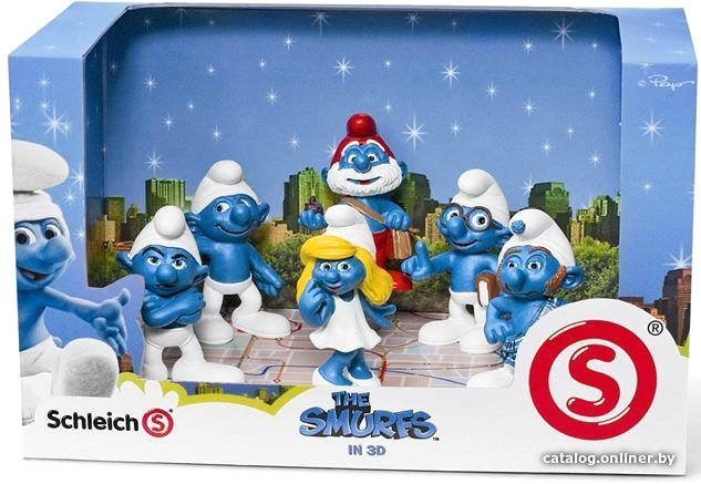 

Набор фигурок Schleich Набор Смурфов Кино 41260