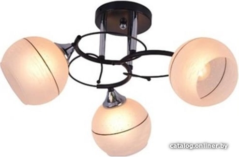 

Люстра средней высоты Mirastyle MX-1025/3 BK+CR