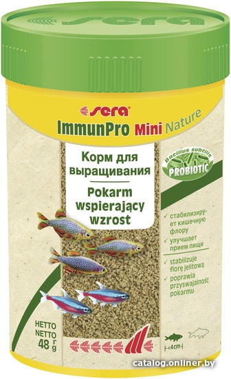 

Сухой корм Sera ImmunPro Mini Nature 48 г