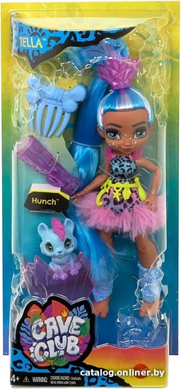 

Кукла Cave Club Tella Prehistoric Fashion Doll with Dinosaur Pet GNL86