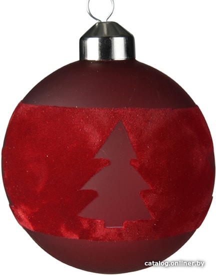 

Елочная игрушка Albero Di Natale Елка 8 см 061741-2 (красный)