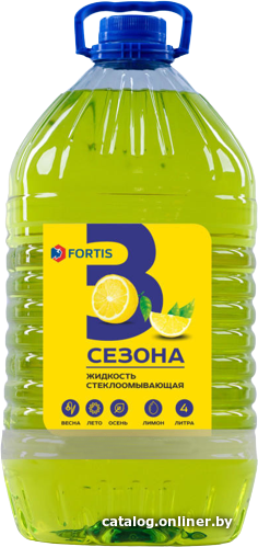 

Стеклоомывающая жидкость Fortis Три сезона 4л