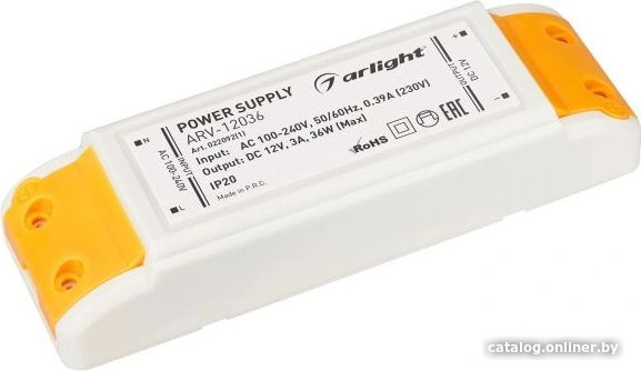 

Блок питания Arlight ARV-12036 022092(1)