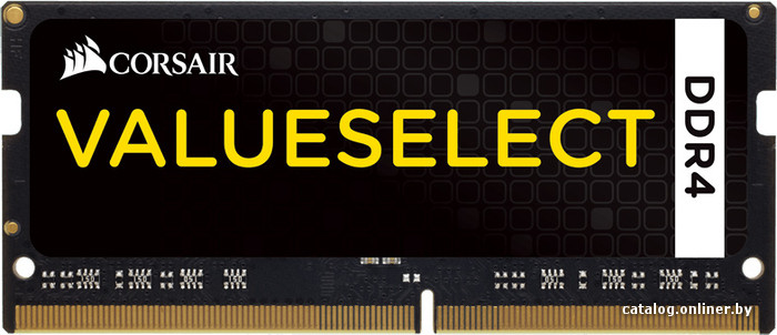 

Оперативная память Corsair ValueSelect 4GB DDR4 SODIMM PC4-17000 [CMSO4GX4M1A2133C15]