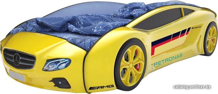 

Кровать-машина КарлСон Roadster Мерседес 162x80 (желтый)