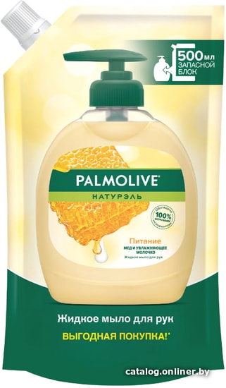 

Palmolive Мыло жидкое Натурэль питание мед и увлажняющее молочко 500 мл
