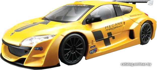 

Игрушечный транспорт Bburago Renault Megane Trophy 18-22115 (желтый)