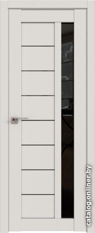 

Межкомнатная дверь ProfilDoors 37U 90x200 (дарквайт, стекло черный триплекс)