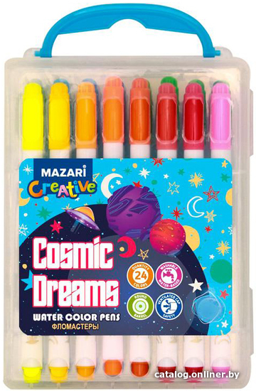 

Фломастеры Mazari Cosmic Dreams M-5097-24 (24 цвета)