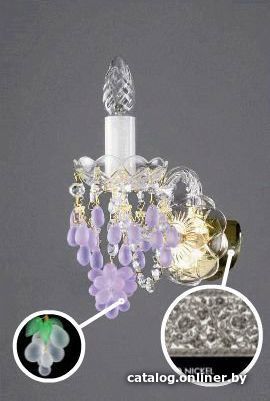 

Бра ArtGlass Constance I. Vino White Nickel