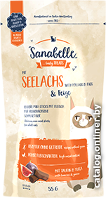 

Лакомство для кошек Bosch Sanabelle Pollack & Fig Sticks 55 г