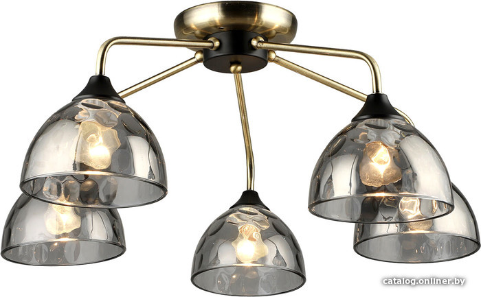 

Люстра средней высоты Imex MD.3826-5-S AB+BK