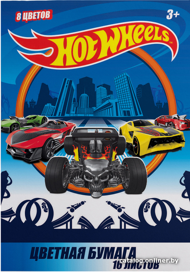 

Набор цветной бумаги Centrum Hot Wheels 88685